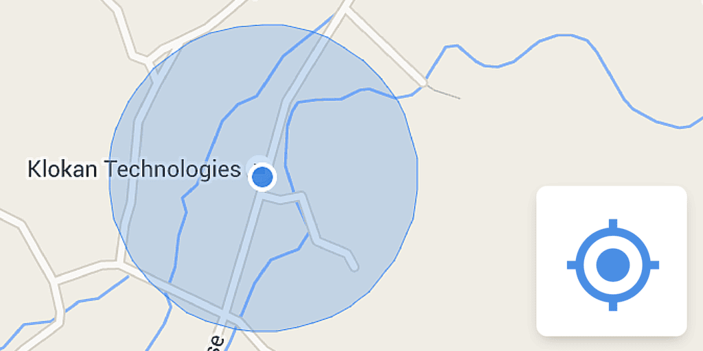 Location control in Google Maps