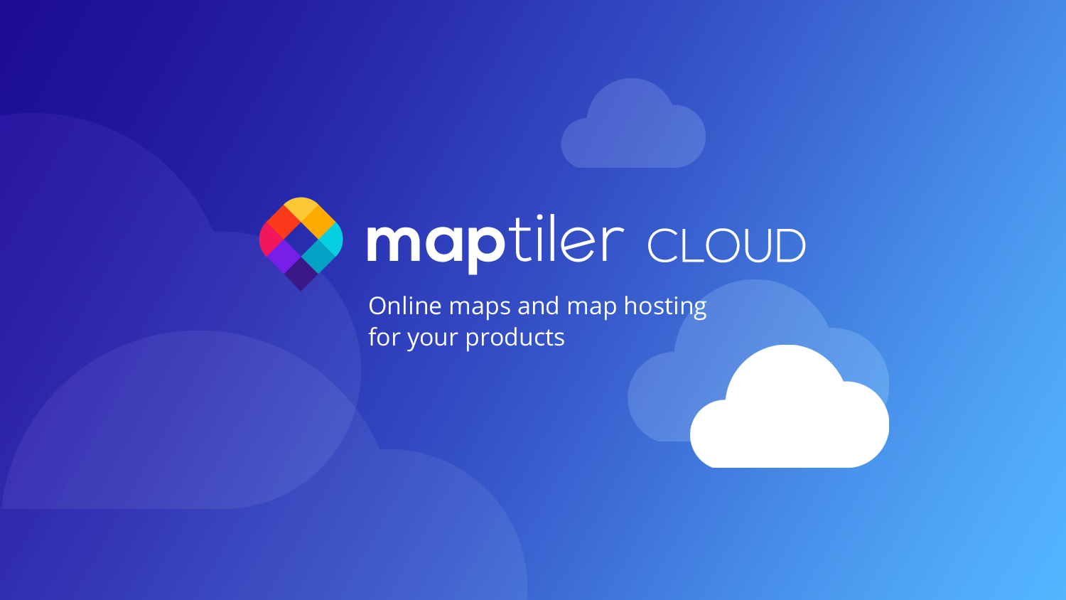 Cloud maps hosting with WMTS service