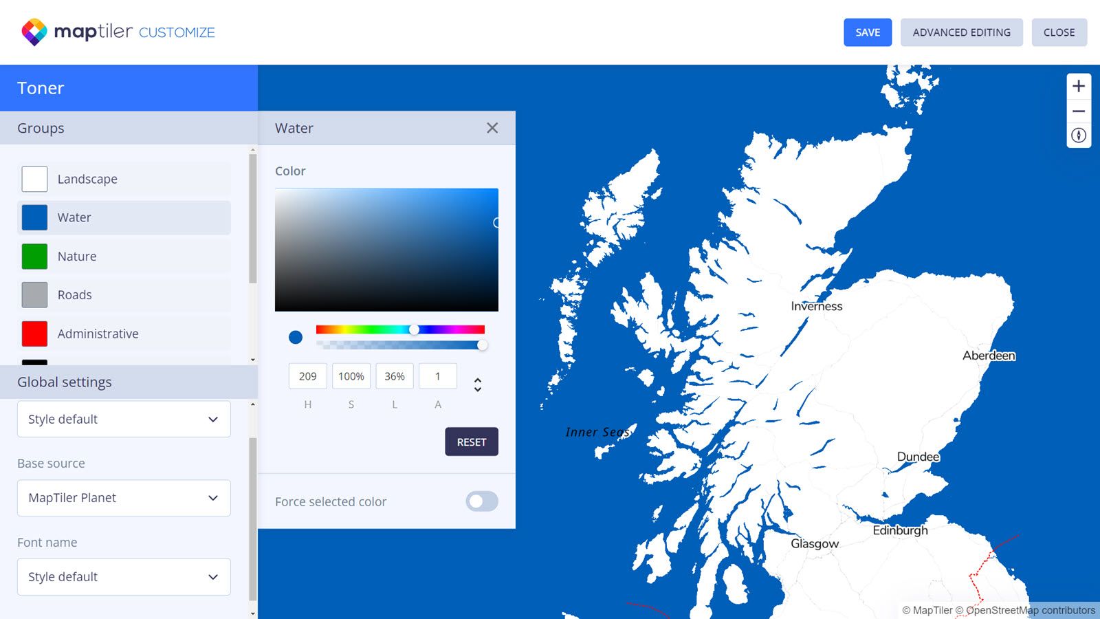 Design amazing maps with our new style editor