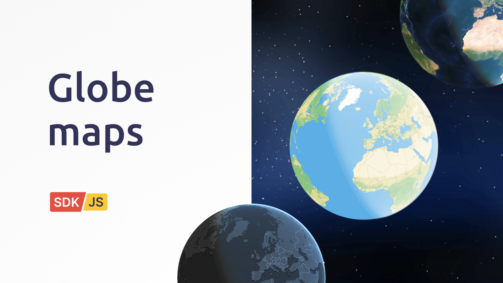 Globe maps with a JavaScript SDK