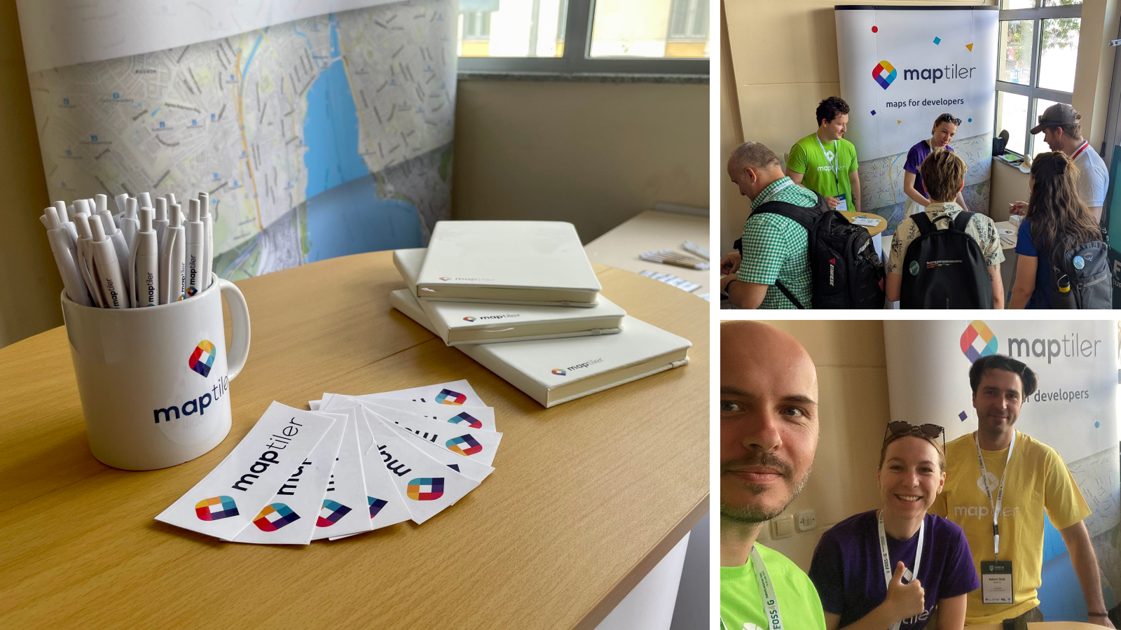 MapTiler Stand at FOSS4G Europe 2025