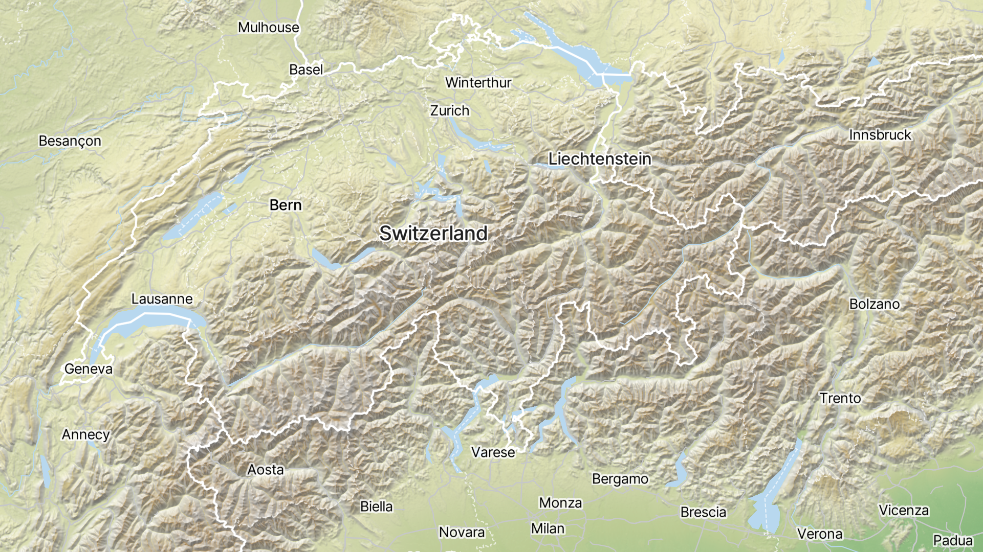 New hillshading and color relief functionality