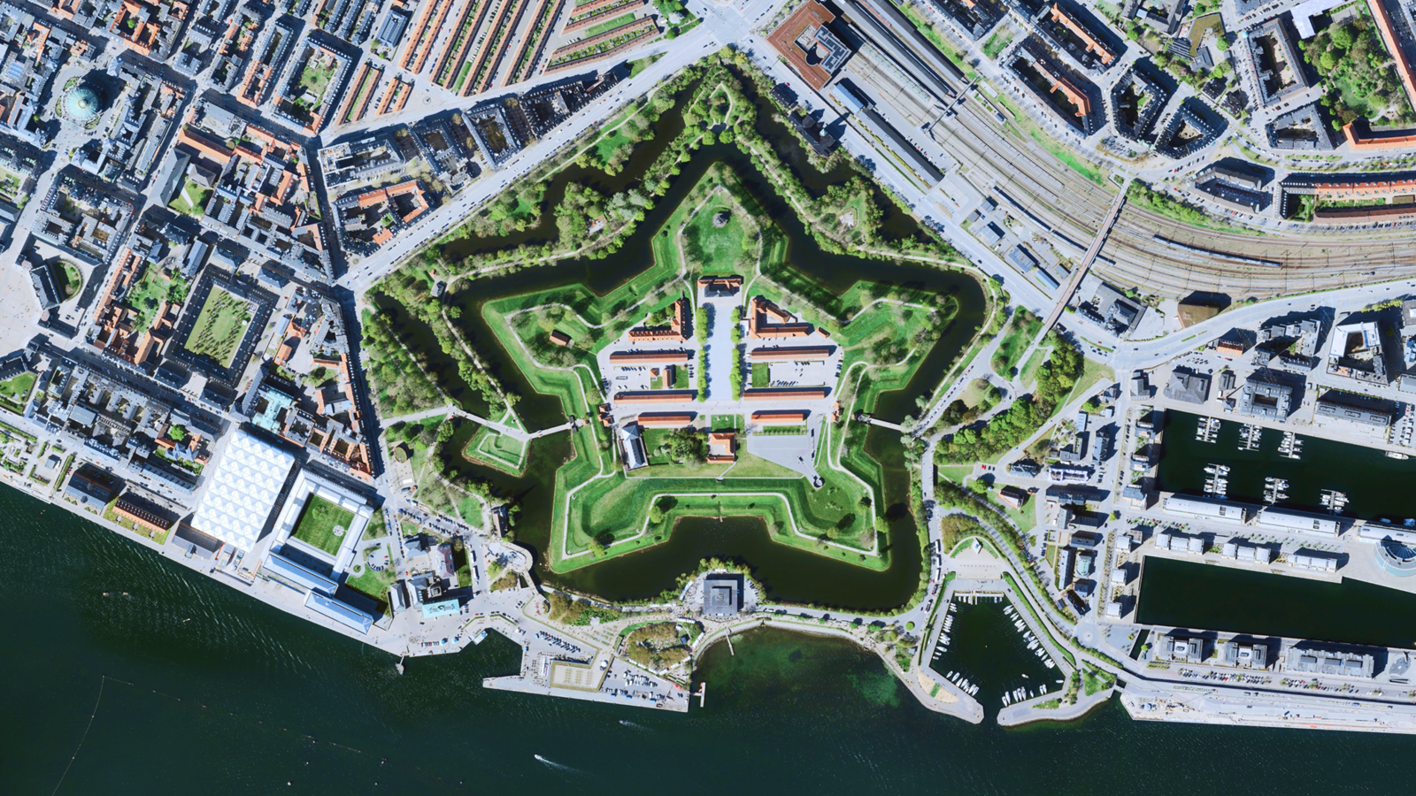 Detailed Copenhagen Aerial Imagery