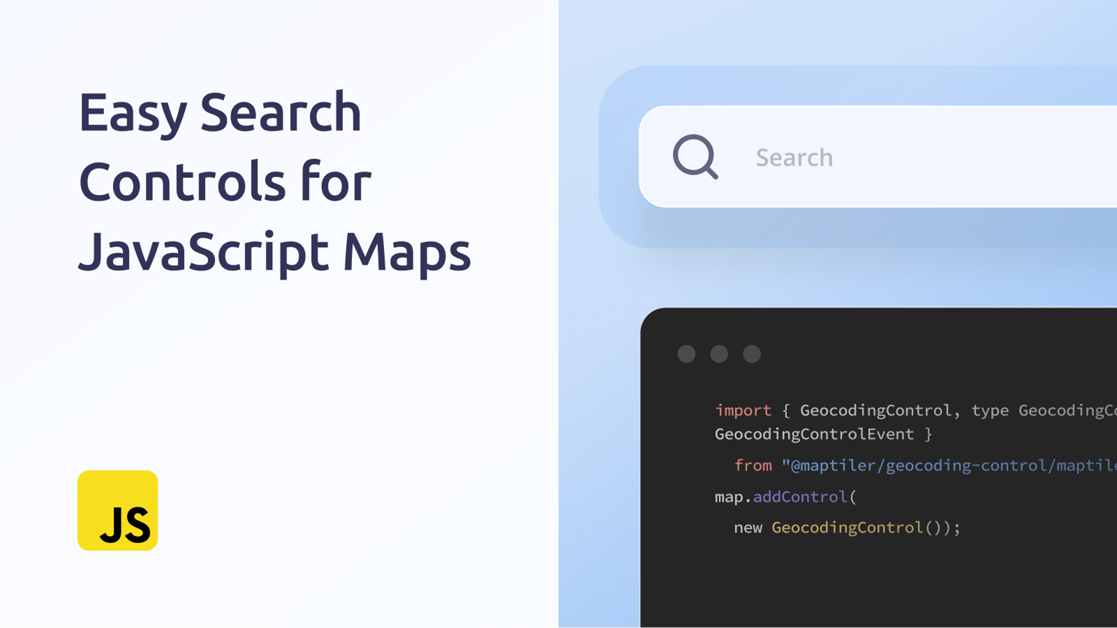 MapTiler News - Add Geocoding Controls Quickly to JavaScript Maps