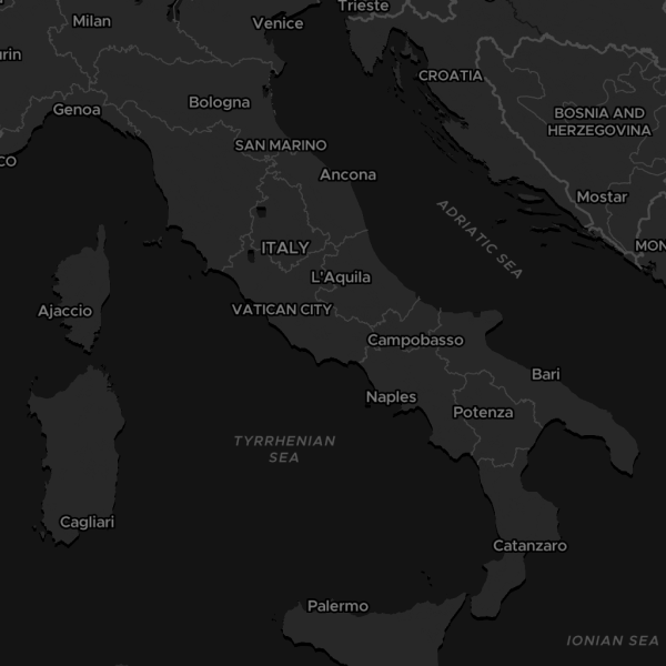 Dataviz dark map style