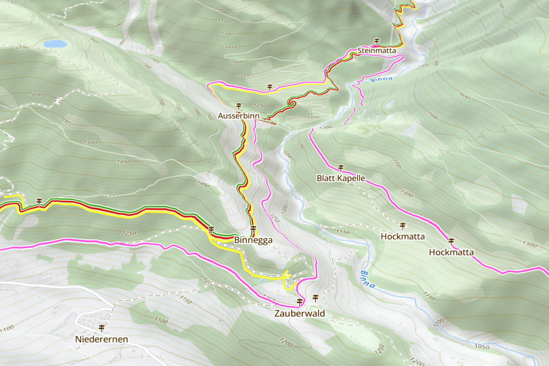 Detailed outdoor activity maps with hiking routes and other relevant information