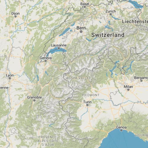 Topographic map