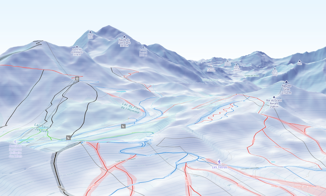 Winter maps to complement the Outdoor map style