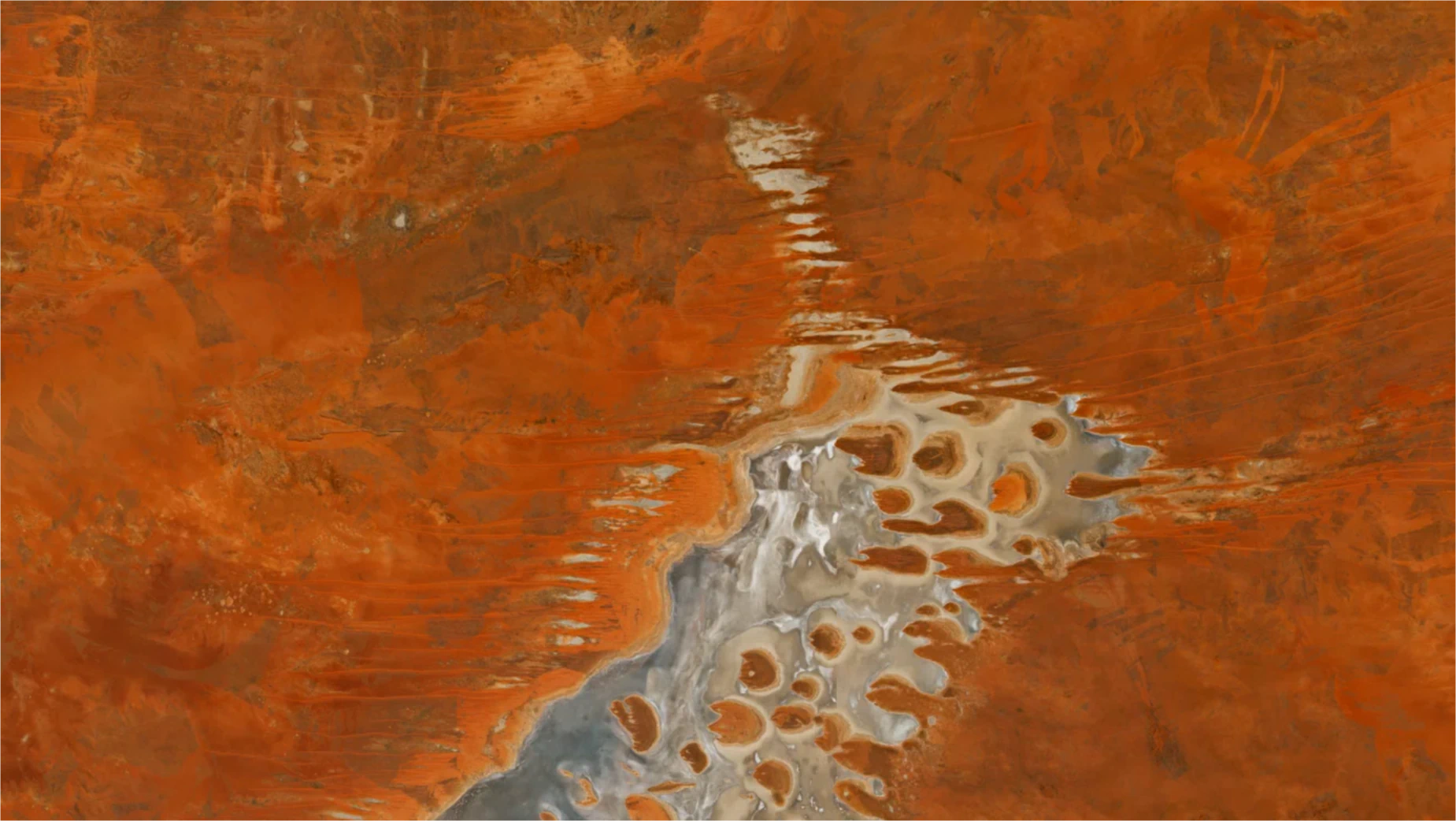 Satellite imagery of Australia Lake Mackay