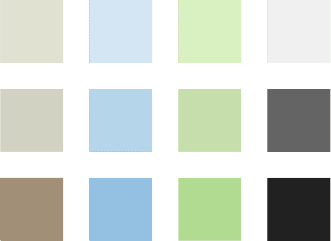 Basic map colour palette