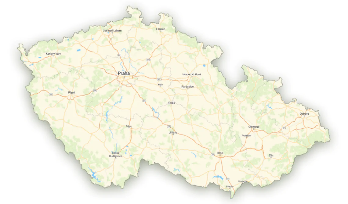 Czech republic cut out of unnecessary areas