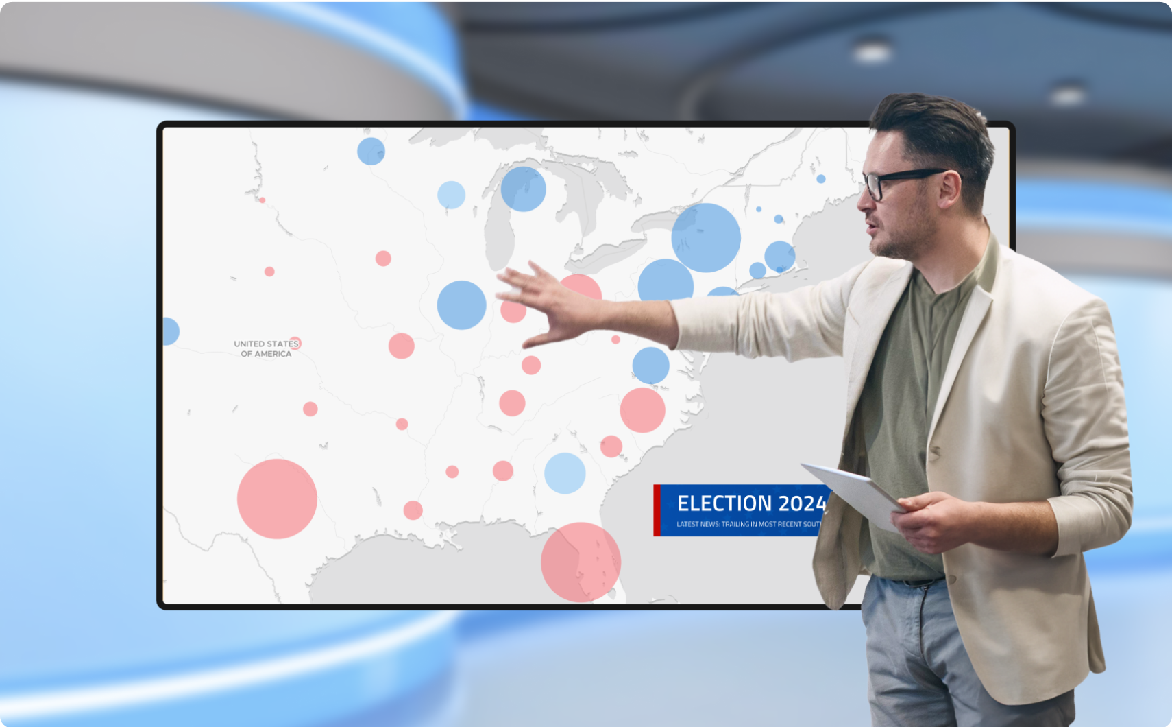 Maps for election broadcasts