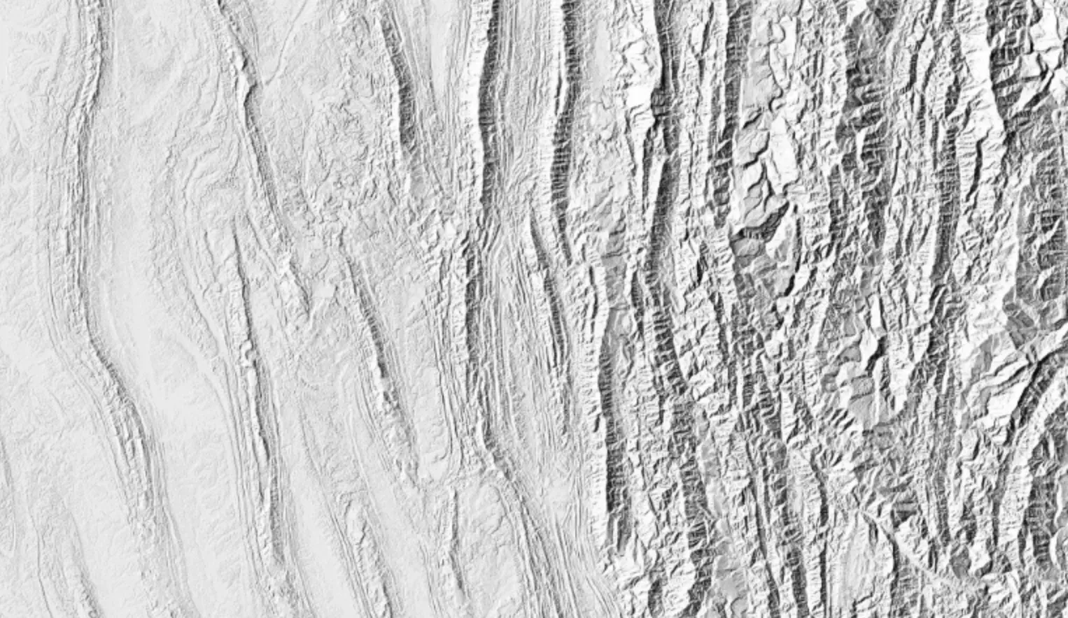global hillshade with a high-resolution