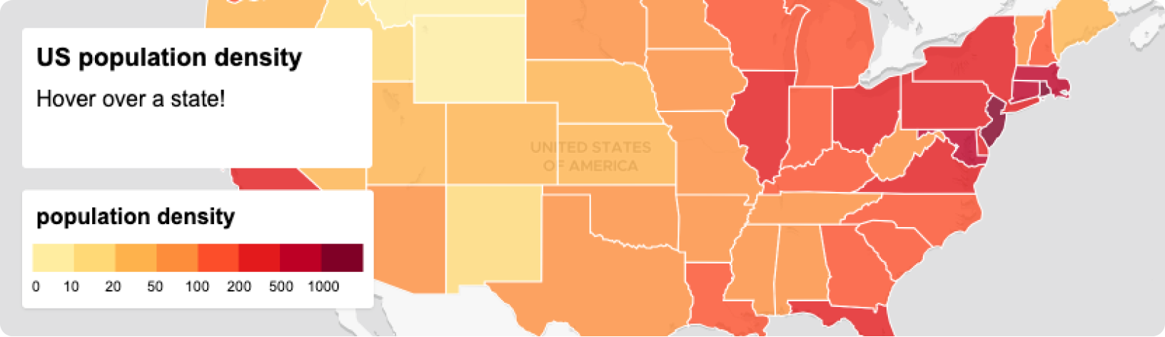 Interactive choropleth maps