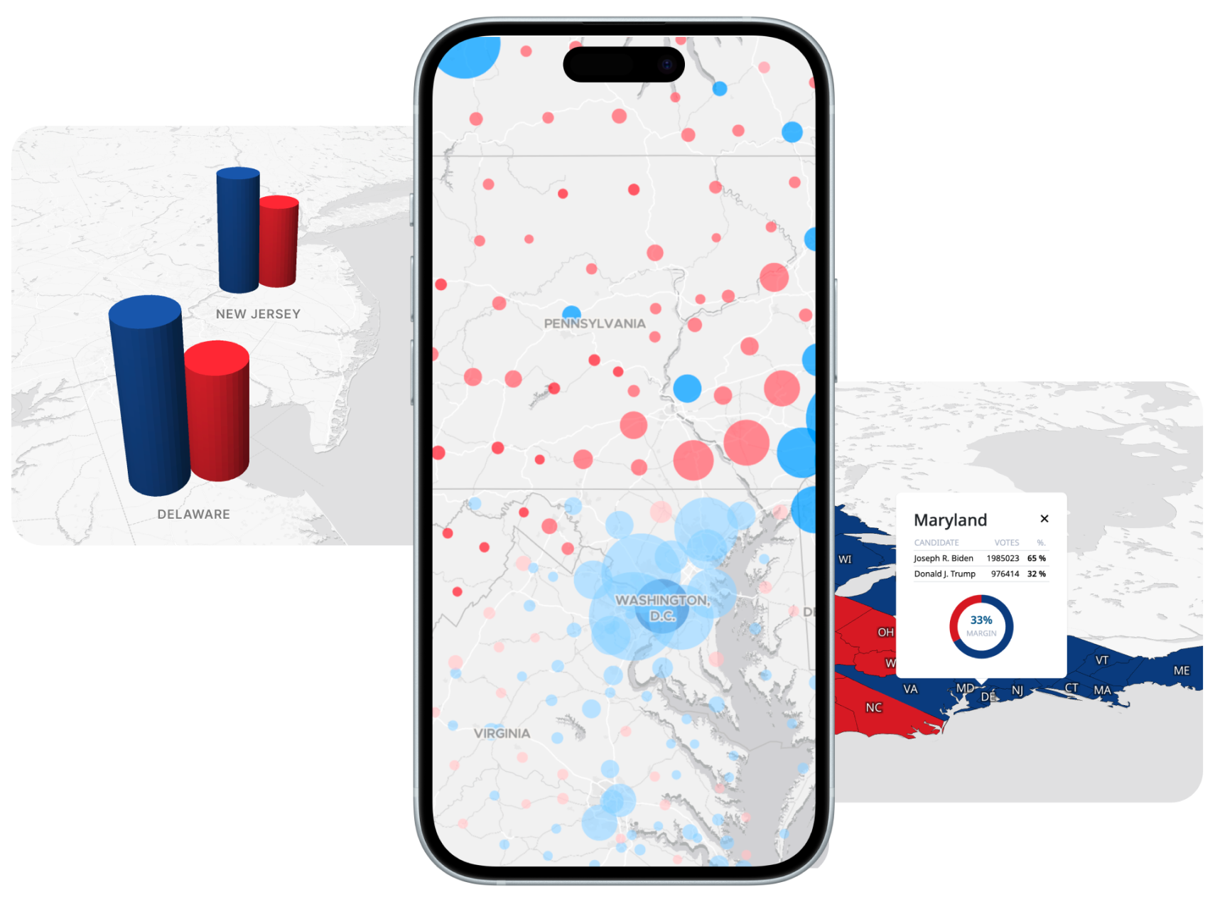 Interactive JavaScript election maps