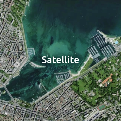 Satellite map