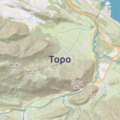 Topo map