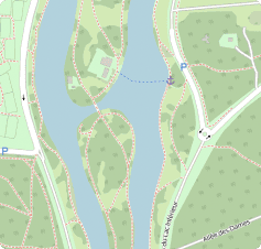 OpenStreetMap map of rivers