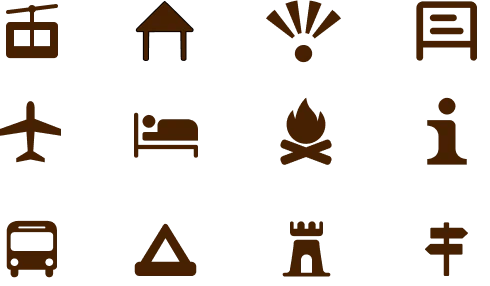 Icons on Outdoor map