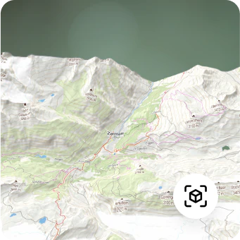 outdoor map model in augmented reality