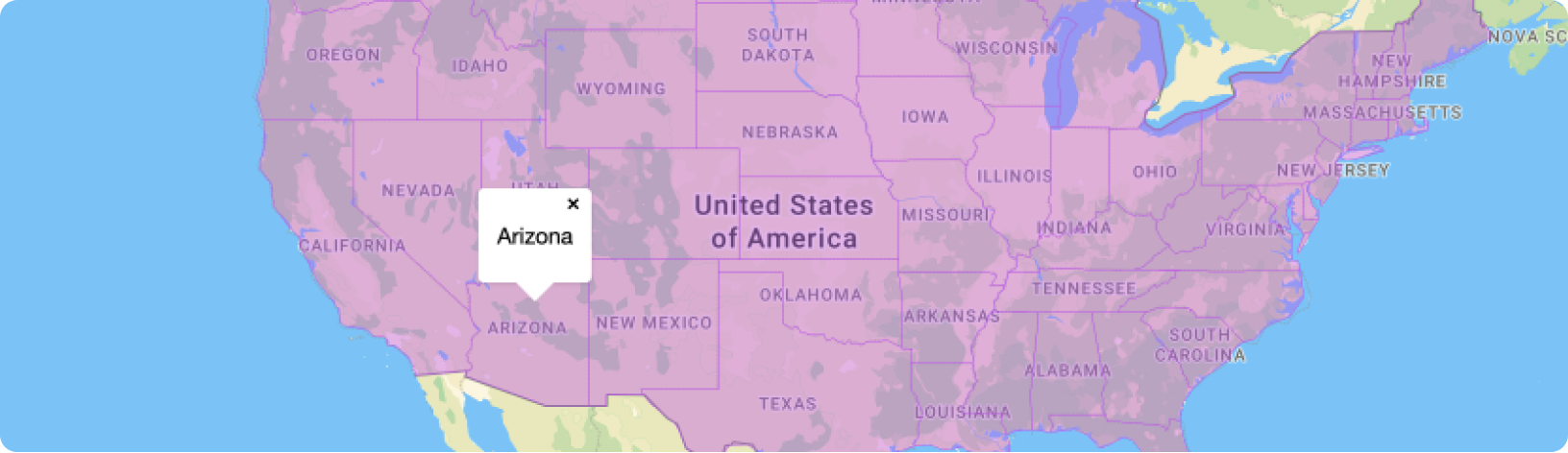 Polygon information map