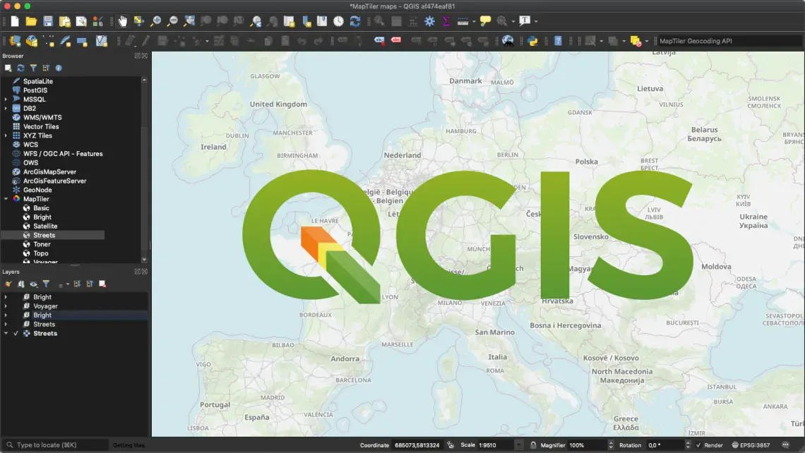 Qgis plugin for desktop GIS software