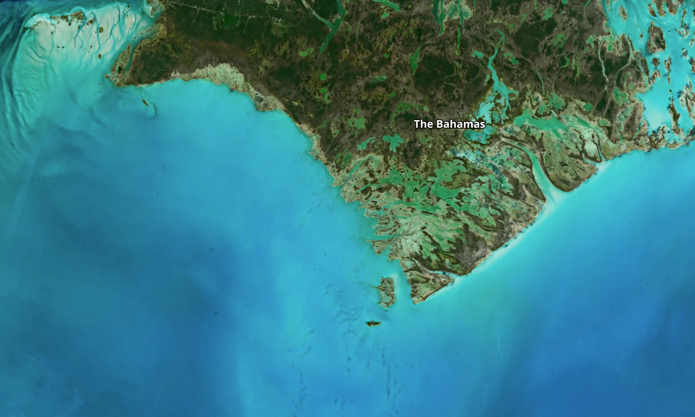 Beautiful map of ocean