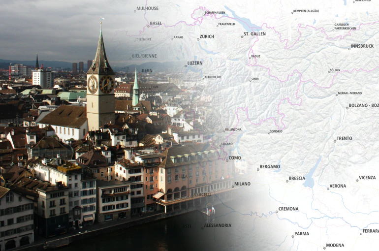 Custom maps for Swiss government