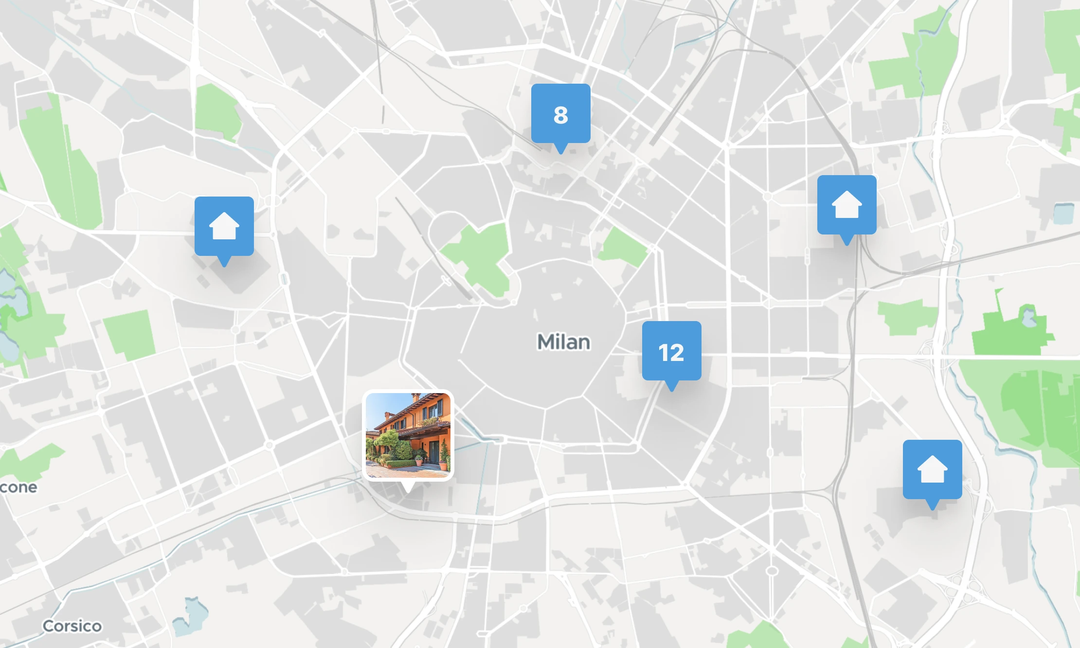 Real-estate map