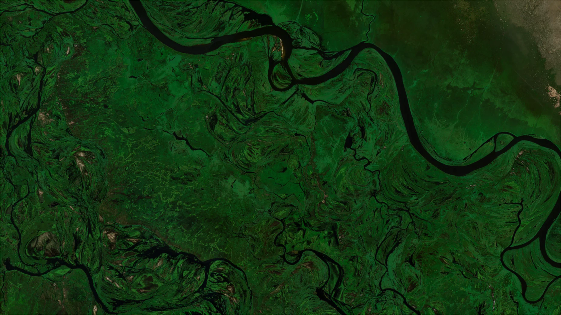 Satellite imagery: Zambezi
