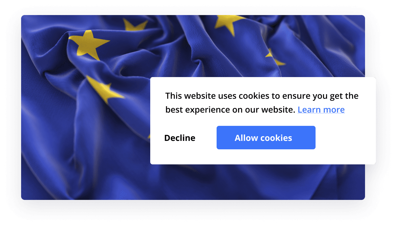 EU cookie bar