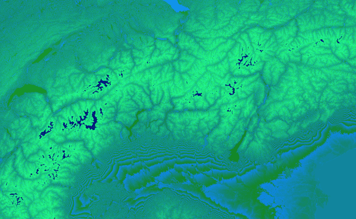 Terrain RGB of the entire world with elevation data