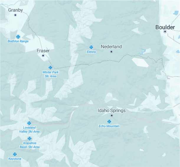 map image of ski resorts