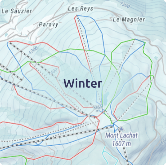 mapa de invierno