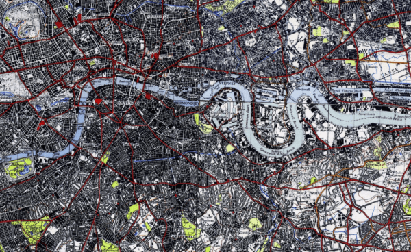 Historical map of London