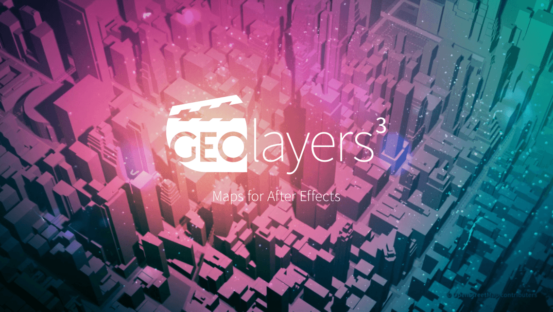 Geolayers plugin for Adobe After Effects