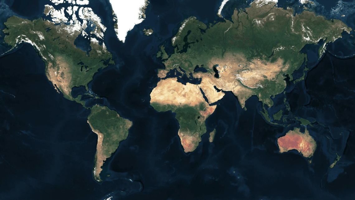 dati satellitari globali a media risoluzione e ad alta risoluzione nei luoghi più visitati