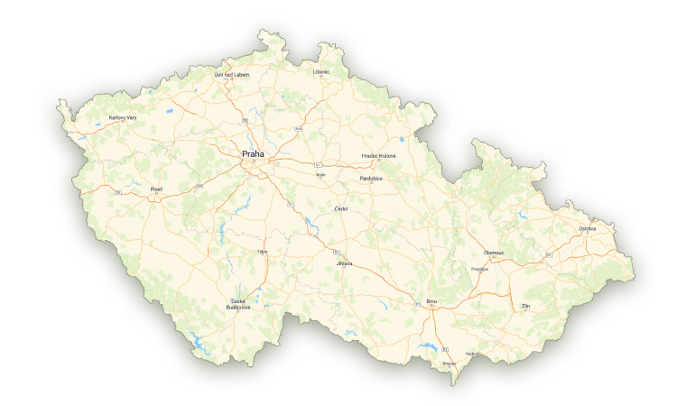 Map Czech