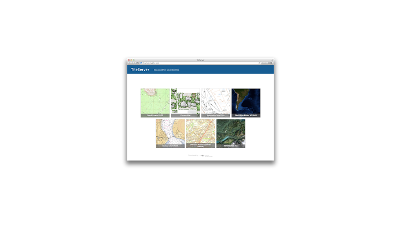 TileServer: WMTS from map tiles and MBTiles image