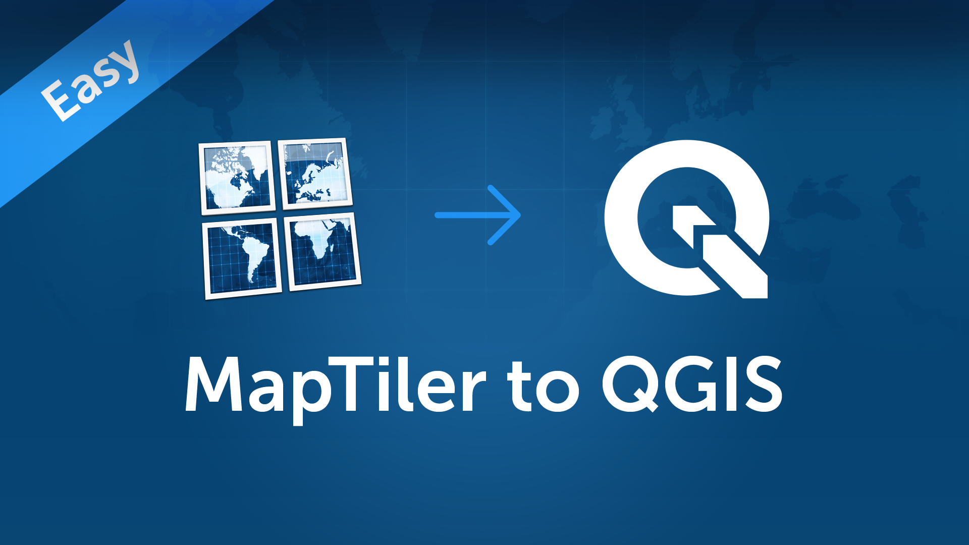 Map service for QGIS3 without a server image