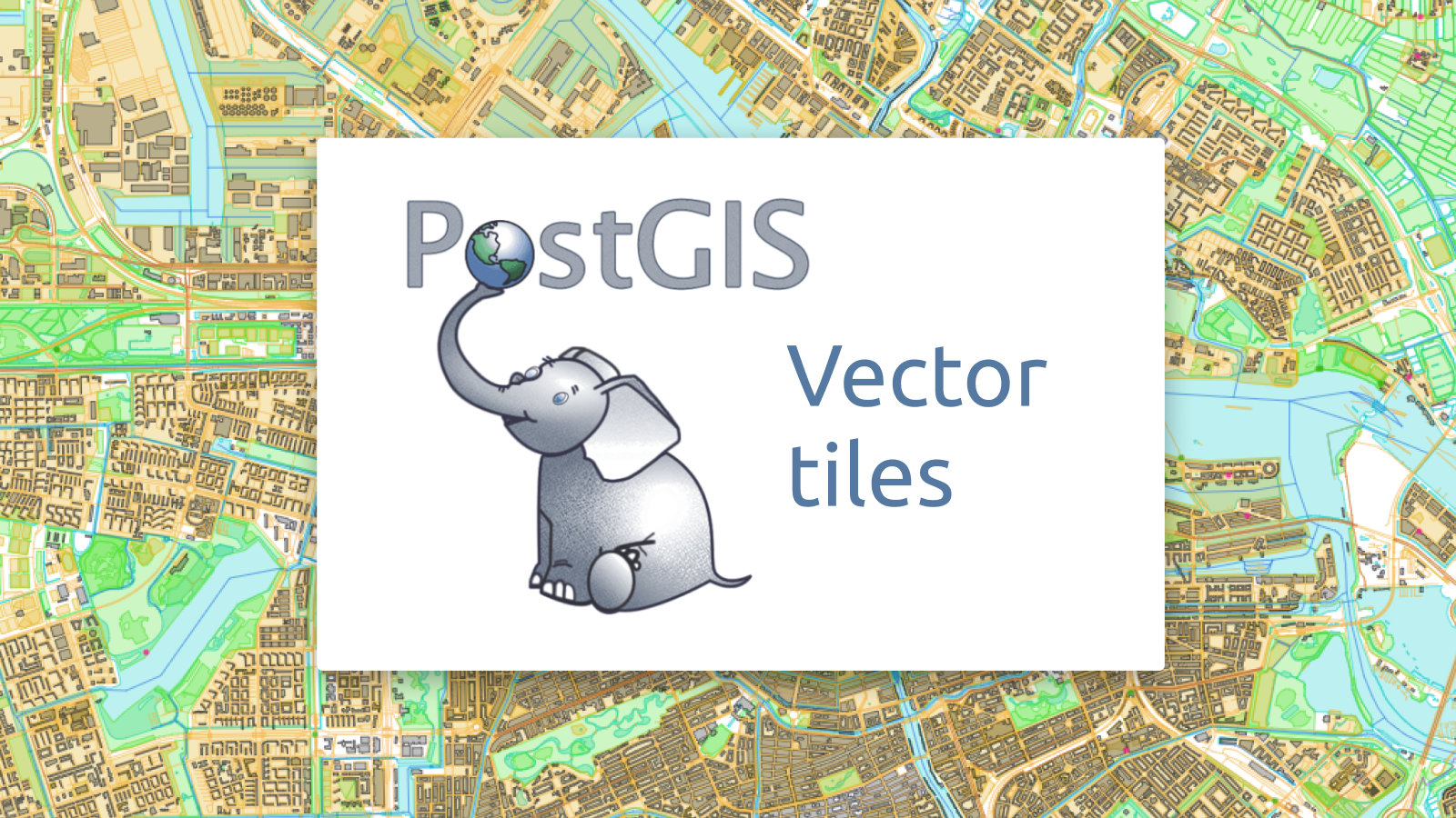 Maps from Postgres database on-prem image