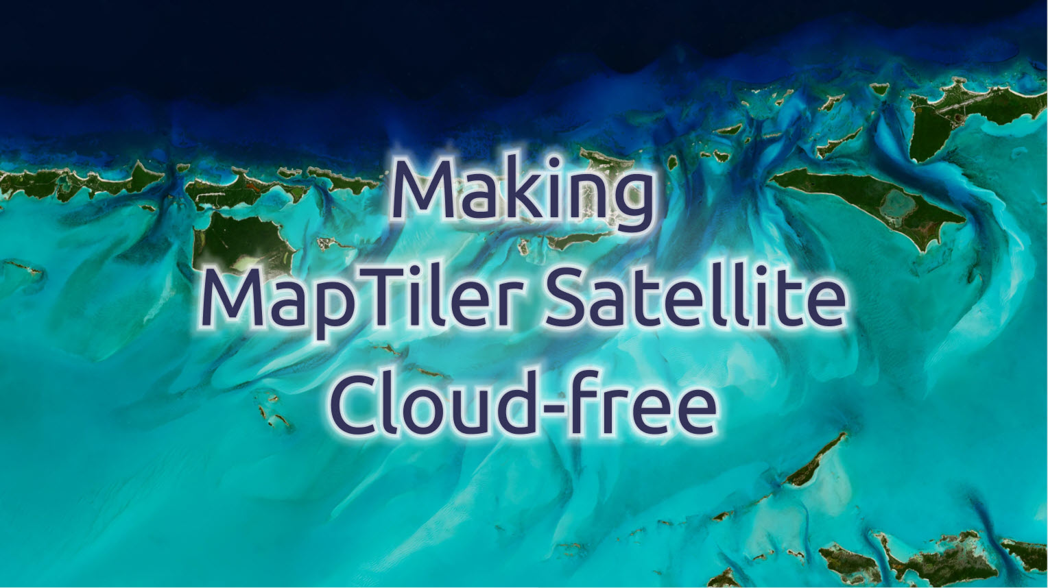 Rendere le immagini satellitari globali prive di nuvole