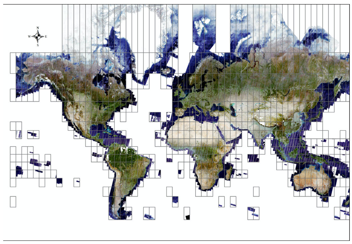 Copertura satellitare MapTiler
