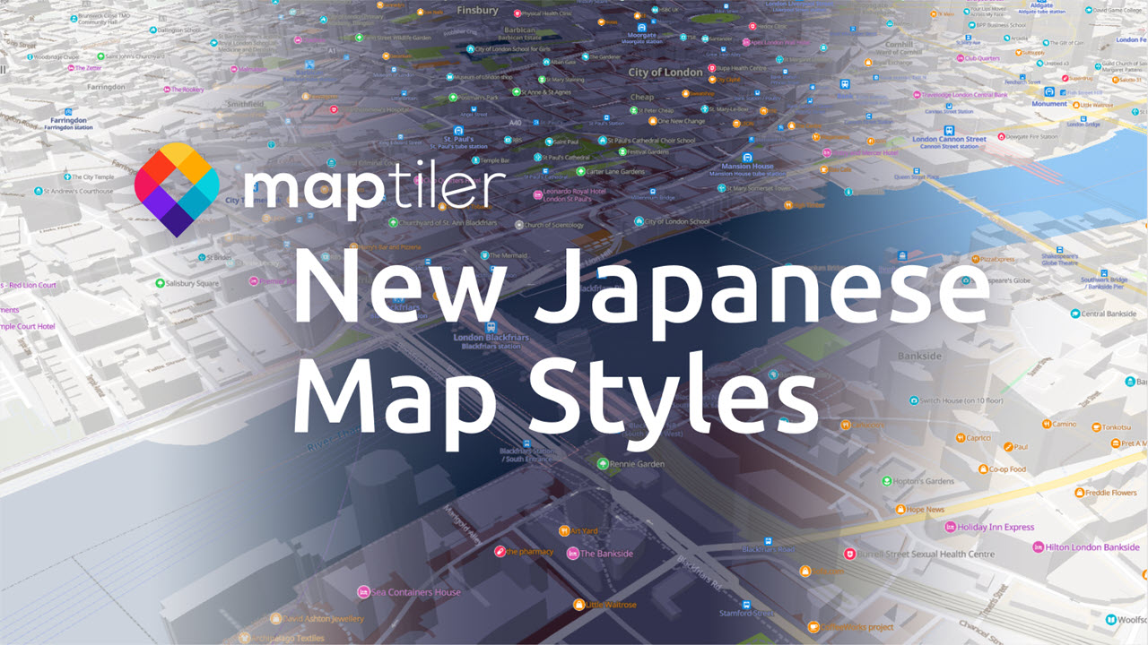 日本の地図スタイルが刷新されました！