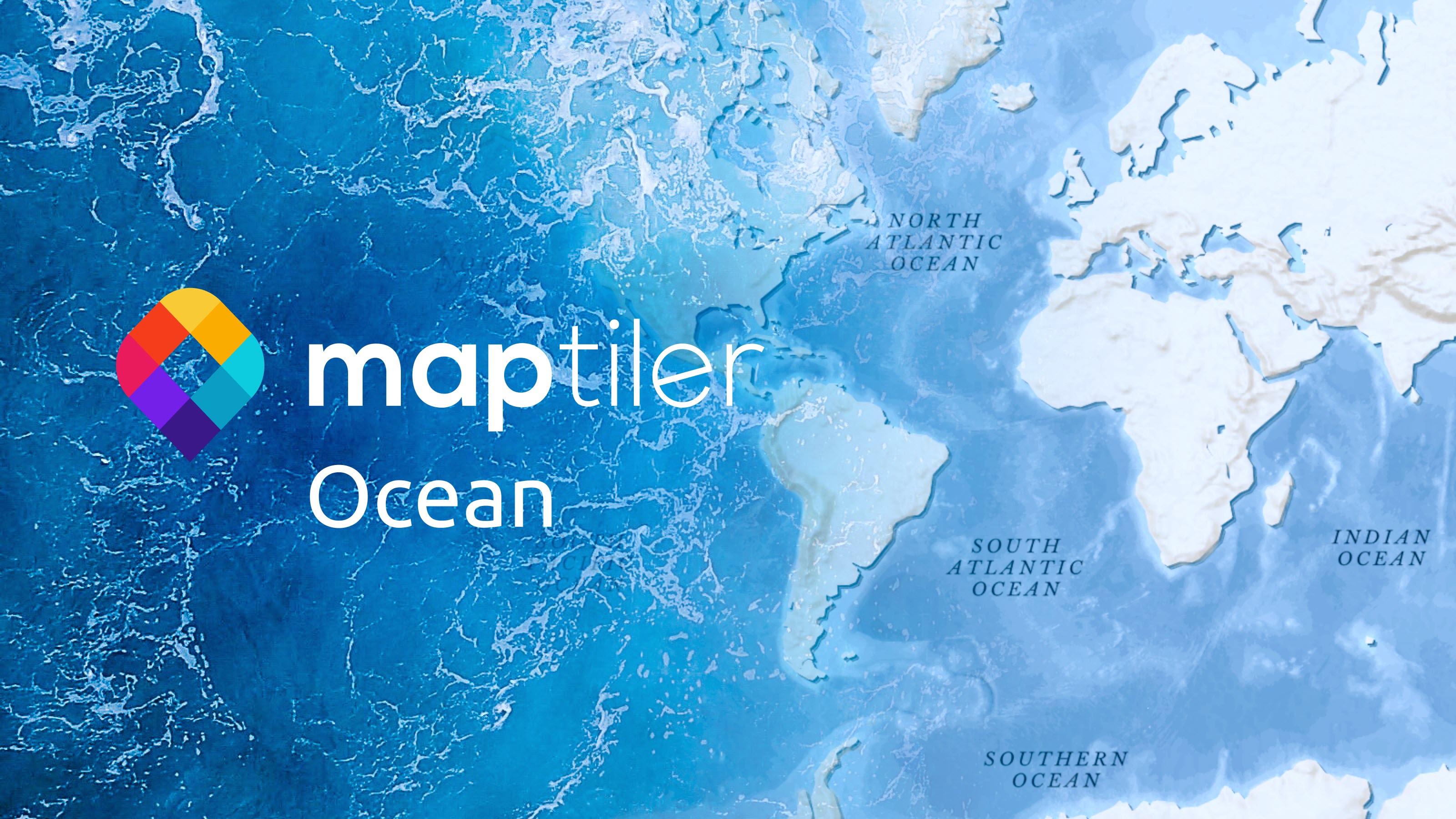 Map the ocean with MapTiler image