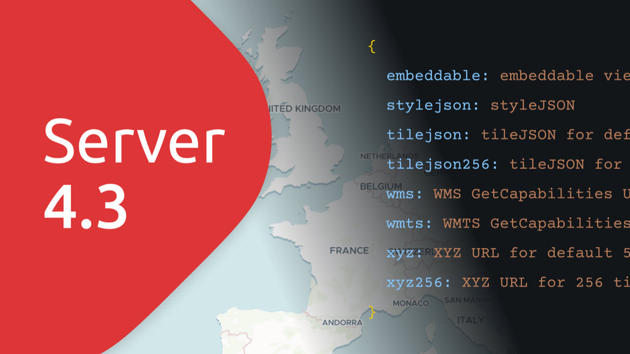 MapTilerServer 4.3 に API イメージでタイルをアップロードする。
