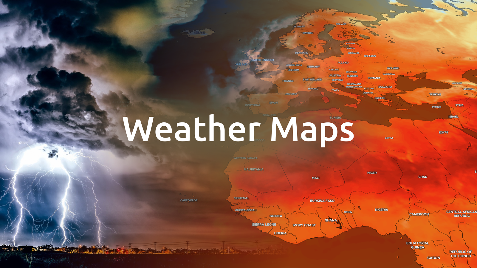 ウェブ地図とアプリのための無料の天気SDKとAPI 画像